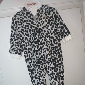 Juicy Couture Leopard Print Onesie NEW WITH TAGS
